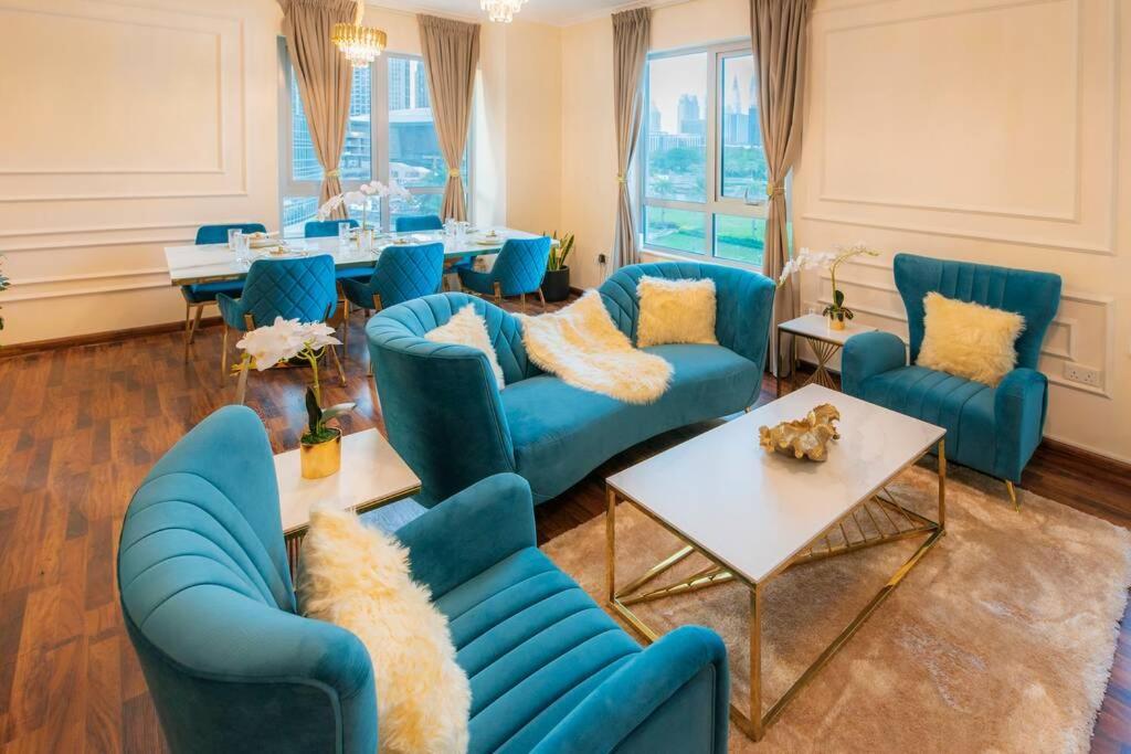 דובאי First Class 2Br With Full Burj Khalifa And Fountain View מראה חיצוני תמונה