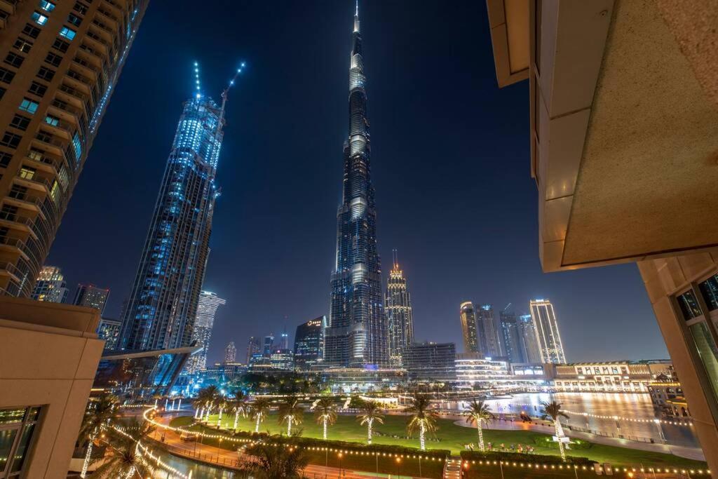 דובאי First Class 2Br With Full Burj Khalifa And Fountain View מראה חיצוני תמונה