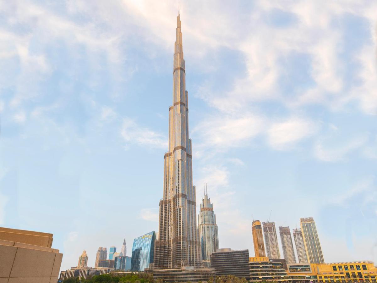דובאי First Class 2Br With Full Burj Khalifa And Fountain View מראה חיצוני תמונה